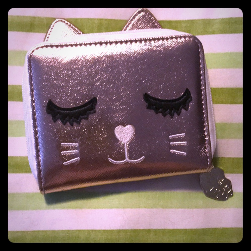 Betsey Johnson cat wallet.